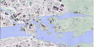 Map of Stockholm centre