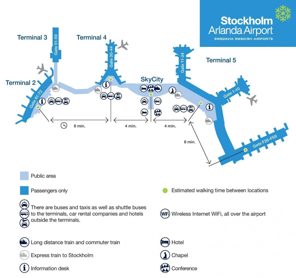 Stockholm arlanda map