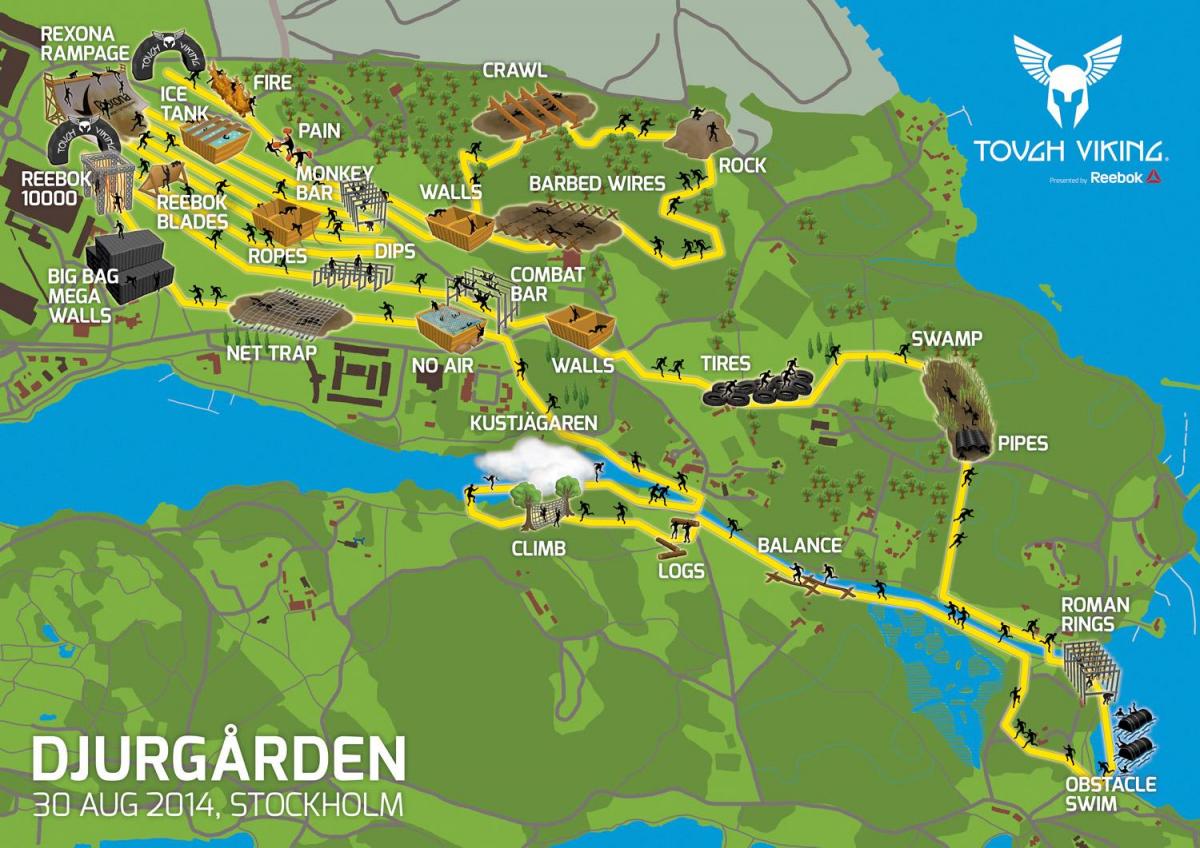 map of djurgården