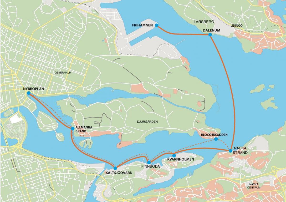 map of frihamnen Stockholm