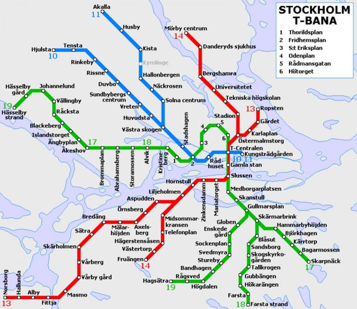 public transport Stockholm map