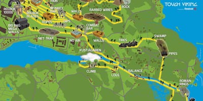 Map of djurgården