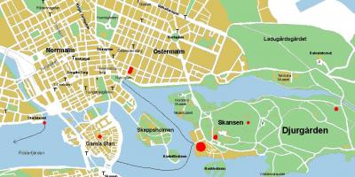 Gamla stan Stockholm map