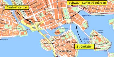 Stockholm central map