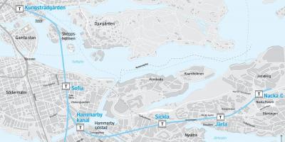 Map of nacka Stockholm