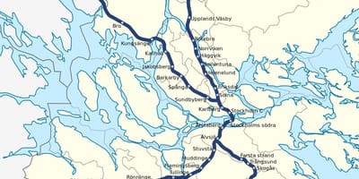 Stockholm pendeltag map