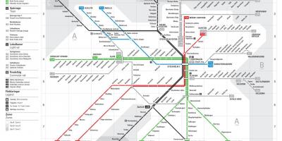 Map of sl metro