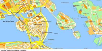 Map of Stockholm cruise terminal